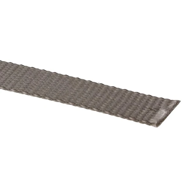 1" 4.5K Polyester Cargo Webbing - Linear Foot - Gray