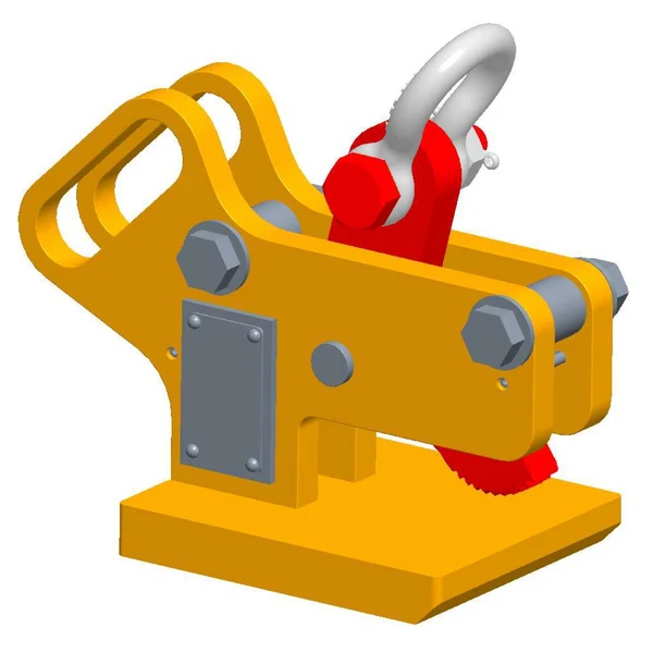 M&W 1.65 Ton Horizontal Plate Clamp | Non-Marring Grip - 24773