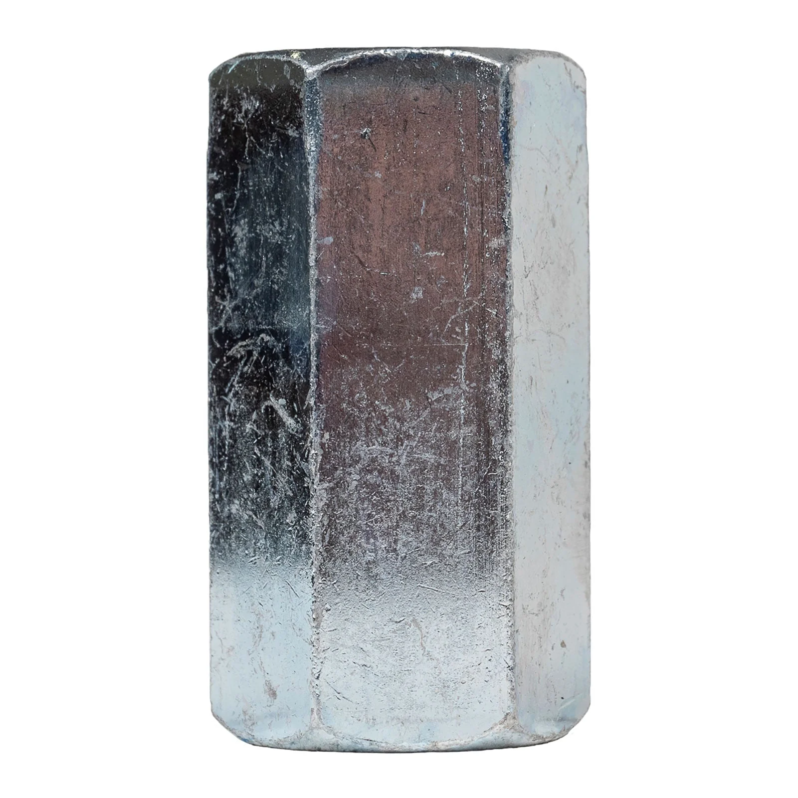 Conquest 1" x 2-3/4" A563 Grade A Coupling Nut - Zinc