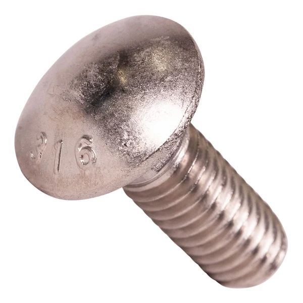 Conquest 3/8" x 1" Carriage Bolt - 316 Stainless Steel