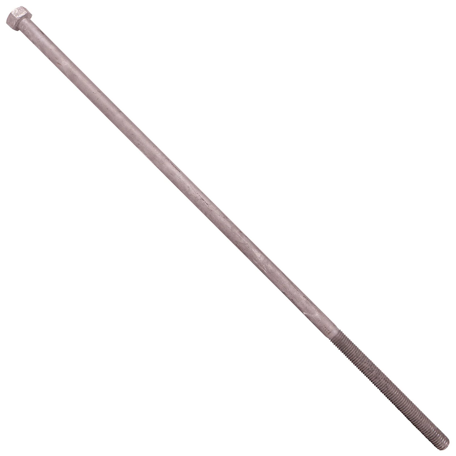 5/8" x 24" Conquest A307 Grade A Hex Bolt w/6" Thread - Hot Dip Galvanized