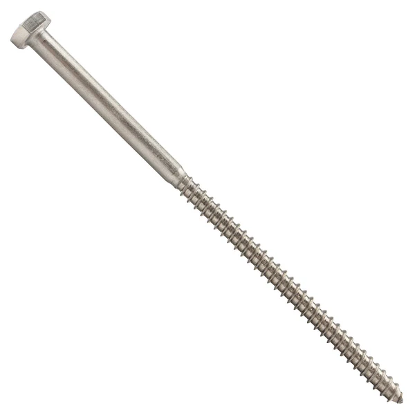 1/4" x 5-1/2" Conquest Hex Head Lag Bolt for Wood - 18-8 Stainless Steel