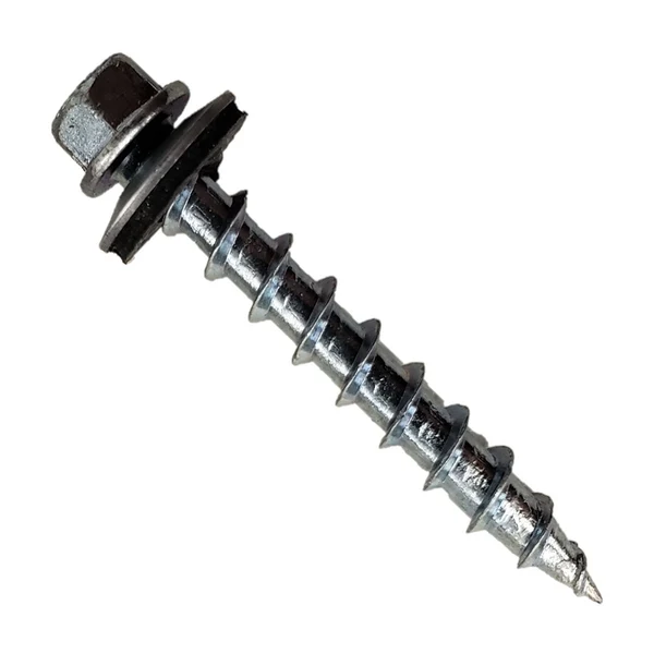 ST Fastening #12 x 1-1/2" Type 17 Woodbinder Metal Roofing Screw For OSB - Unpainted, Pkg 250
