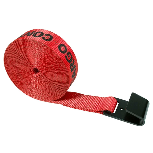 2" x 40' Winch Strap with Flat Hook | Red