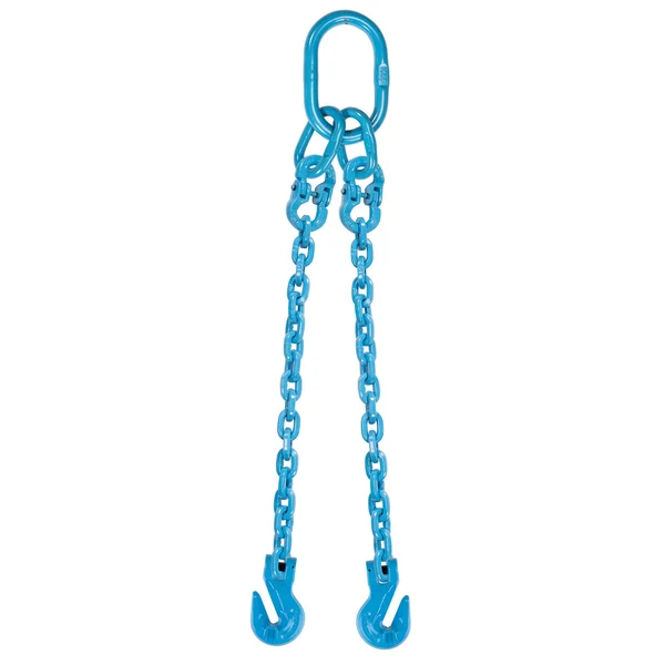 1/2" x 16' Pewag 2 Leg Chain Sling w/ Grab Hooks - Grade 120