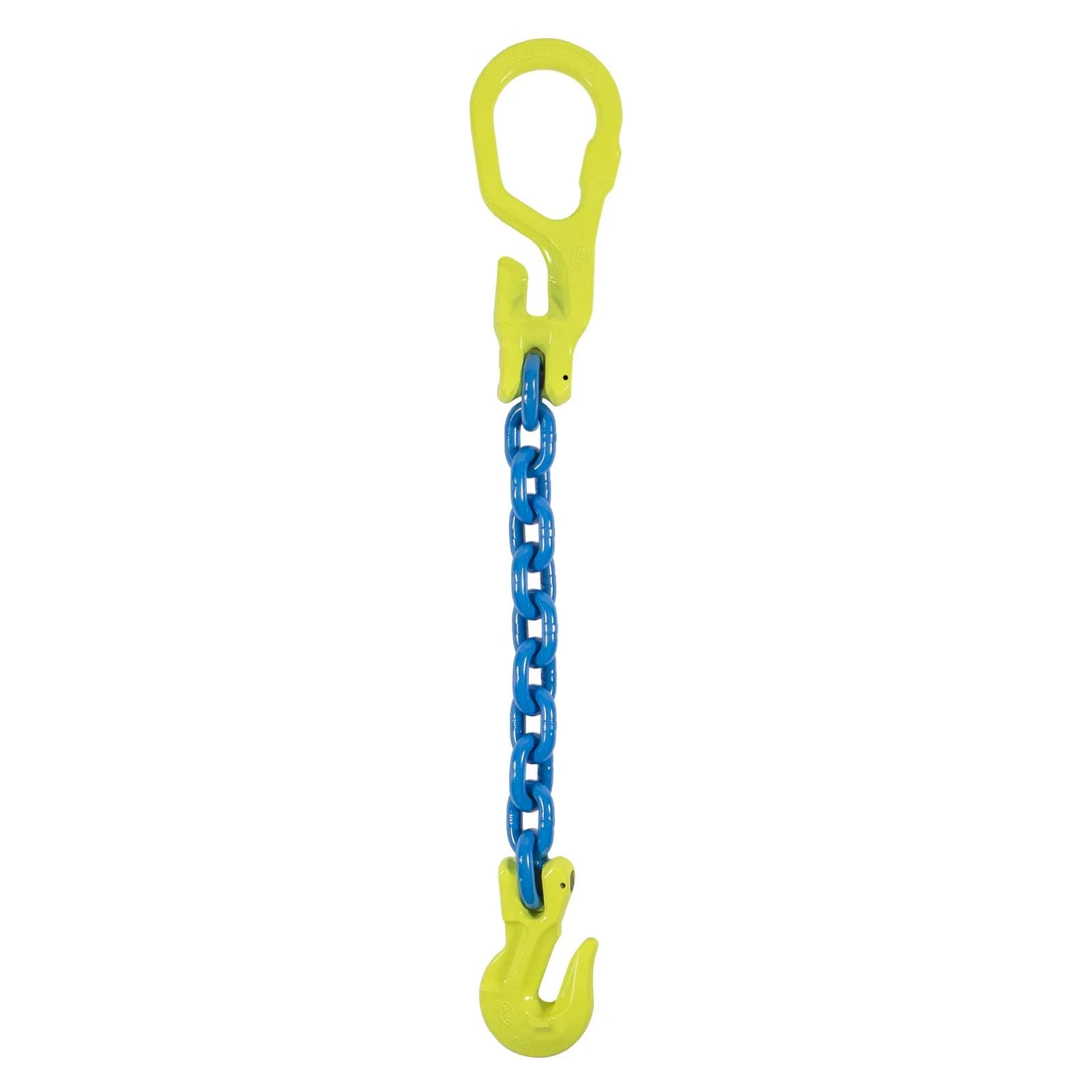 3/8" x 5' Adjustable Single Leg Chain Sling w/ Gunnebo Chain and Grab Hook - Grade 100