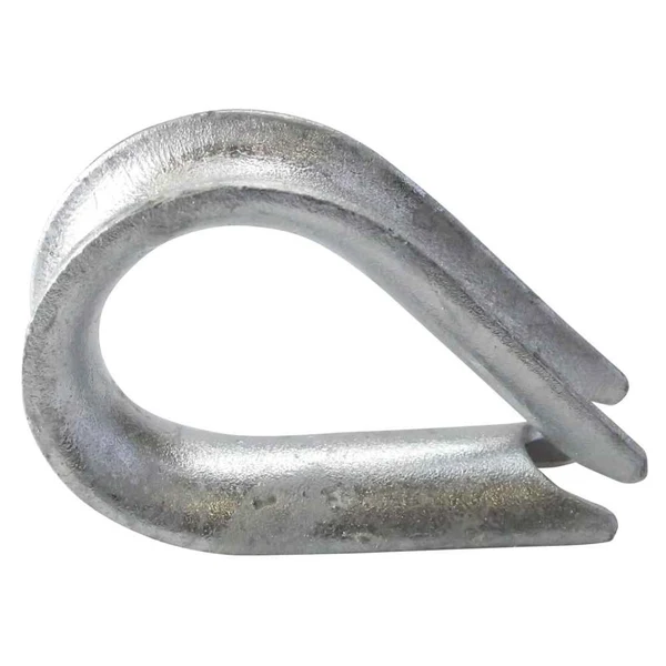 Crosby® 3/8" Galvanized Light Duty Open Wire Rope Thimble - G-408