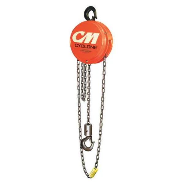 CM Cyclone Hand Chain Hoist - 6 ton x 10 feet