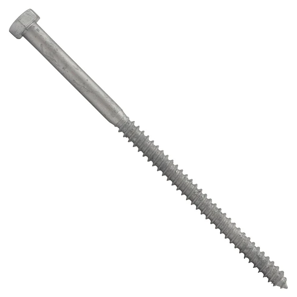 5/16" x 6" Conquest Hex Head Lag Bolt for Wood - Hot Dip Galvanized