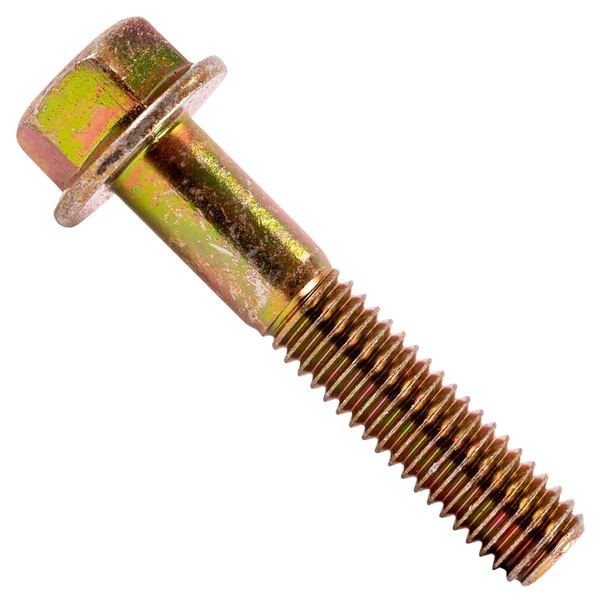 3/8" x 2" Conquest Grade 8 Non-Serrated Flange Bolt - Zinc Yellow