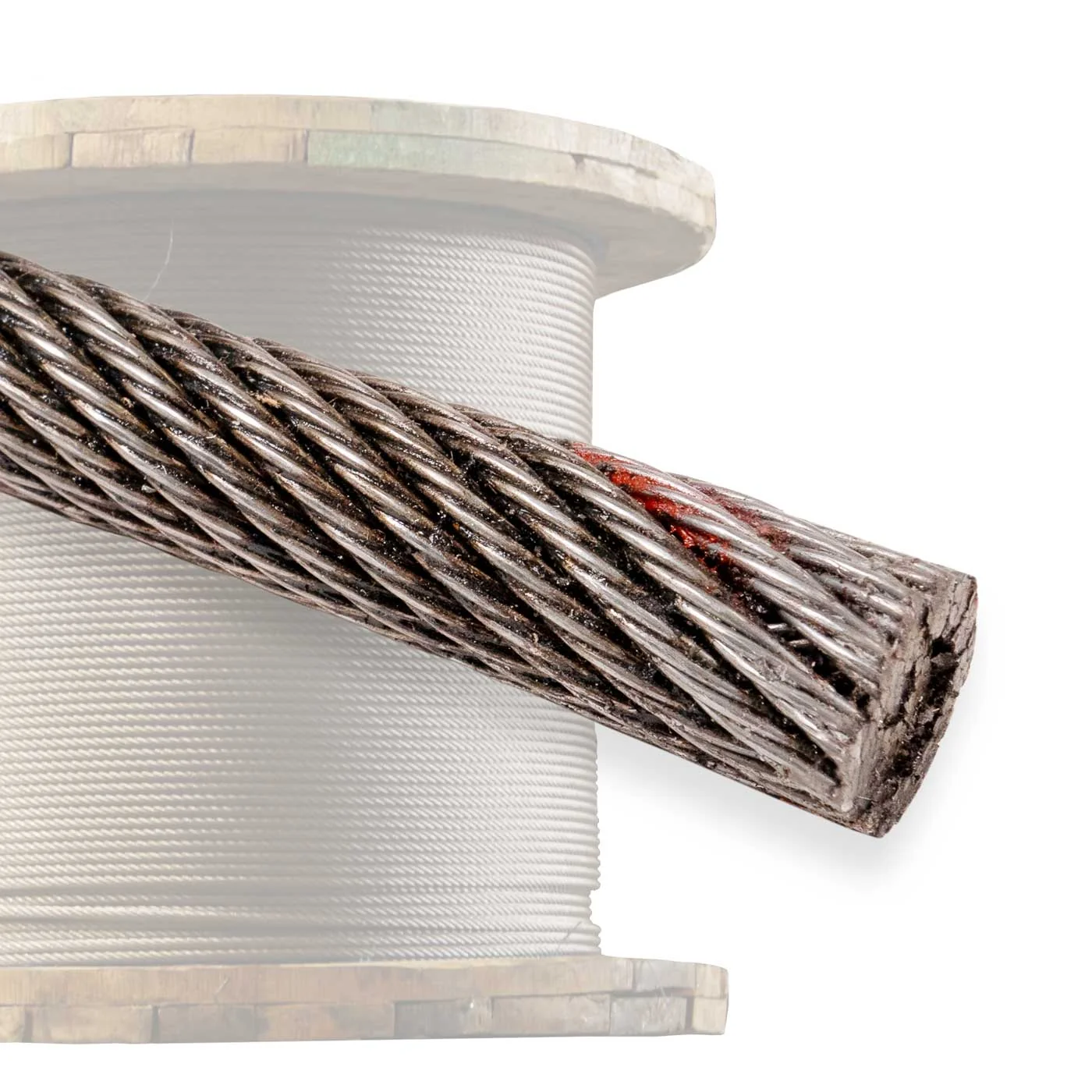 1-1/8" 19x7 Rotation-Resistant Wire Rope - EIPS IWRC | 250' Coil