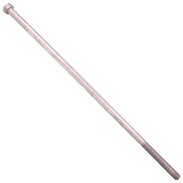7/8" x 30" Conquest A307 Grade A Hex Bolt w/6" Thread - Hot Dip Galvanized