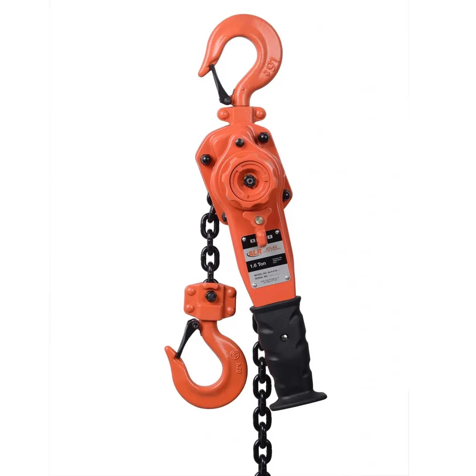 Atlas Lever Chain Hoist | 1.6 Ton x 20' Lift