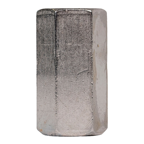 Conquest 1/2" to 3/8" x 1-1/4" Reducing Rod Coupling Nut - 18-8 Stainless Steel
