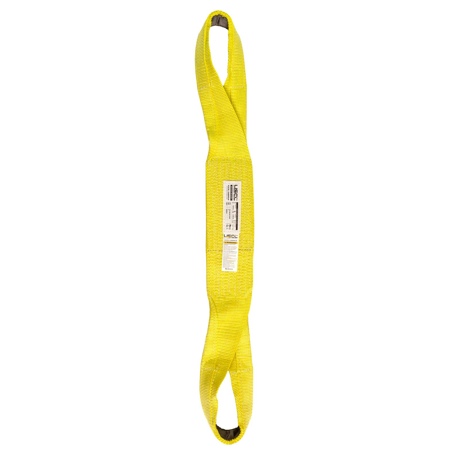 Nylon Lifting Sling - Twisted Eye & Eye | Reinforced Eyes - 5" x 20' - 1-ply