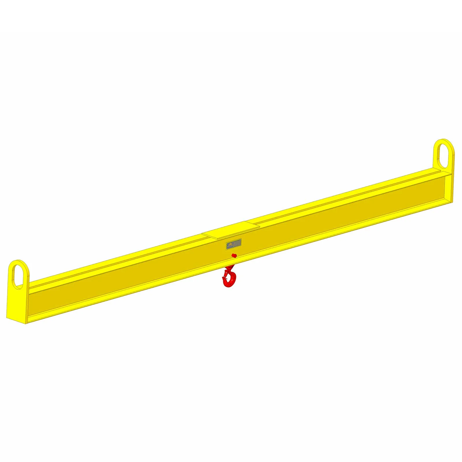 Twin Hoist Lifting Beam - 6,000 Lb. Capacity - 18' Max Spread