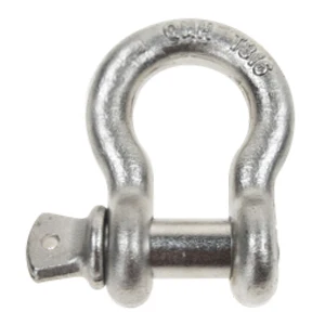 1-1/4" Stainless Steel Drop Forged Screw Pin Anchor Shackle - 7.5 Ton