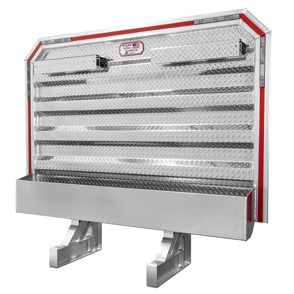 68" x 80" Semi Headache Rack | Full Tray & 2 Chain Hangers