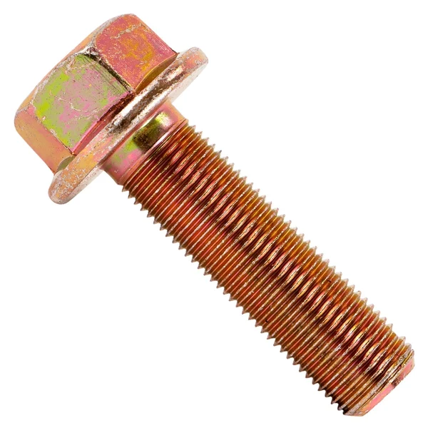 5/8" x 2-1/4" Conquest Grade 8 Non-Serrated Fine Thread Flange Bolt - Zinc Yellow