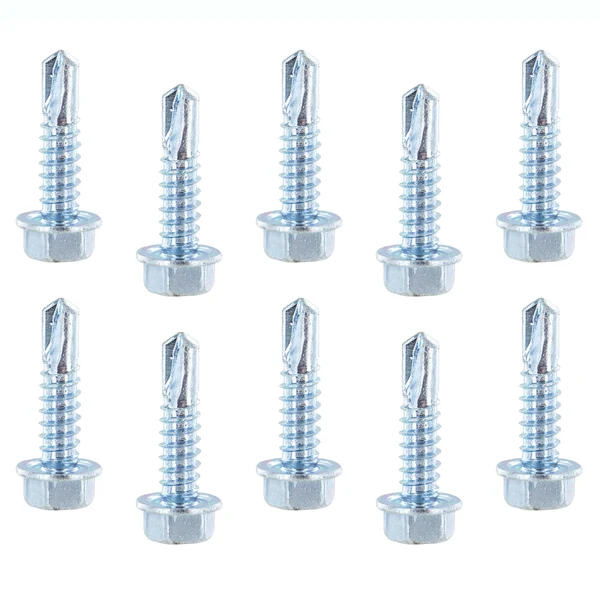 #14 x 1" Hex Screw w/ Self Drilling Tip (10 pack)