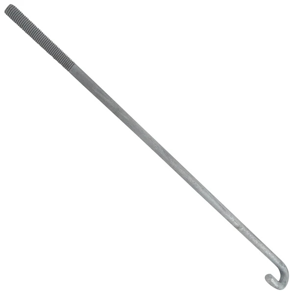 Conquest 5/8" x 24" J-Bolt Foundation Anchor Bolt for Concrete - Hot Dip Galvanized