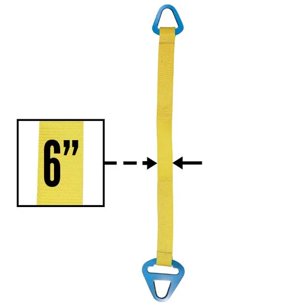 Nylon Lifting Sling - Triangle Choker - 6" x 6' - 2-ply