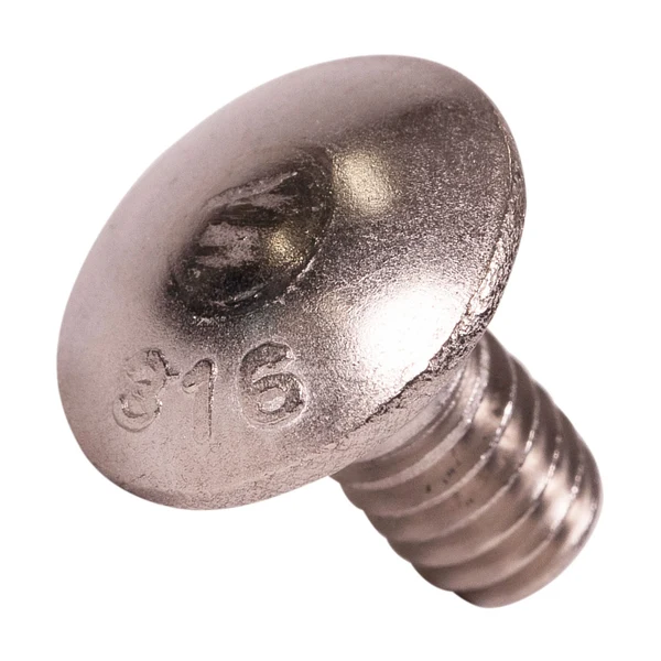 Conquest 1/4" x 1/2" Carriage Bolt - 316 Stainless Steel