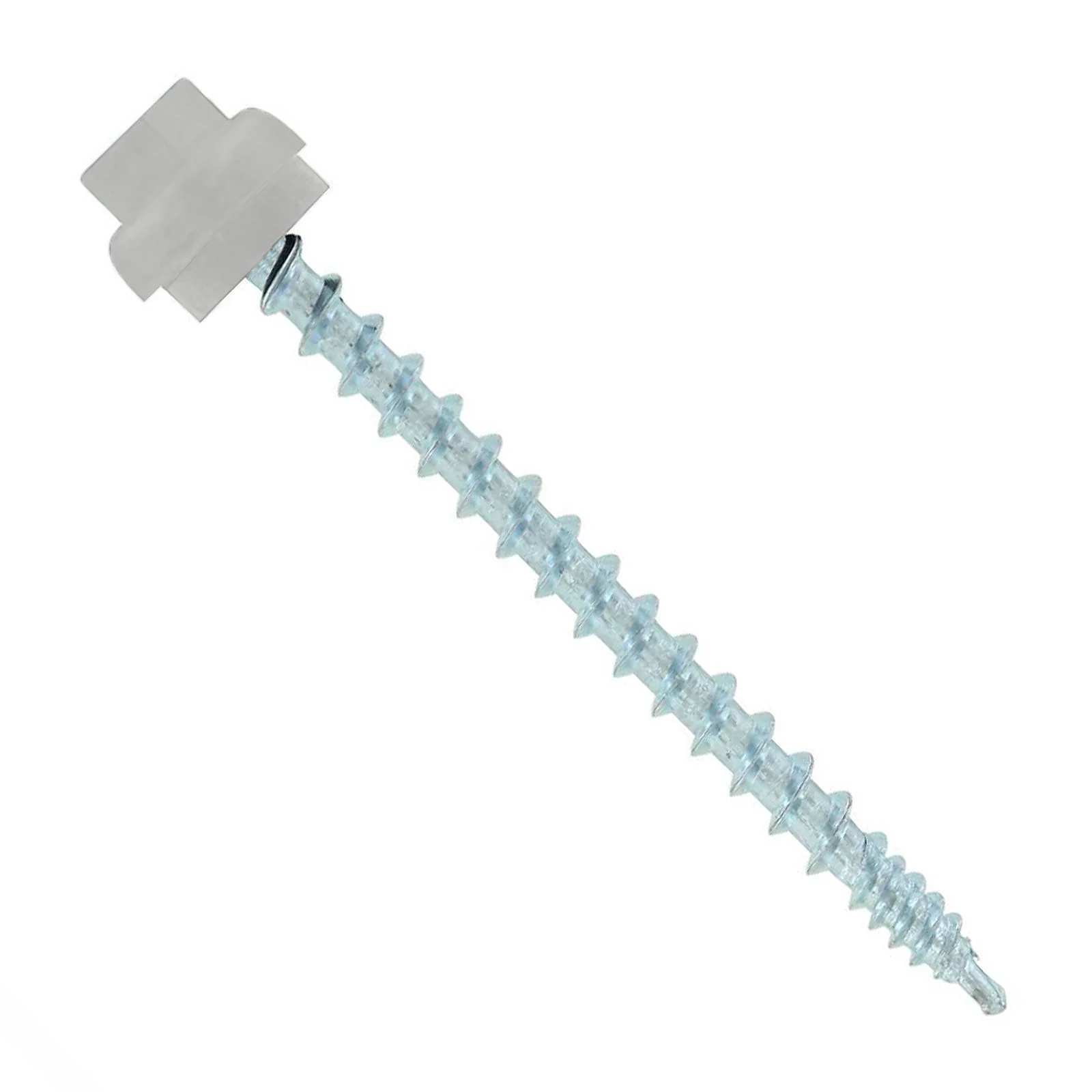 ST Fastening #10 x 2-1/2" ZXL Woodbinder Metal Roofing Screw - Polar White, Pkg 250