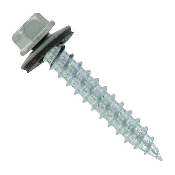 ST Fastening #14 x 1-1/2" Type 17 Woodbinder Metal Roofing Screw - Ash Gray, Pkg 250