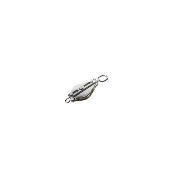 Single Swivel Block w/ Eye & Brass Bushing - 304 Stainless Steel 3/4" x 4"