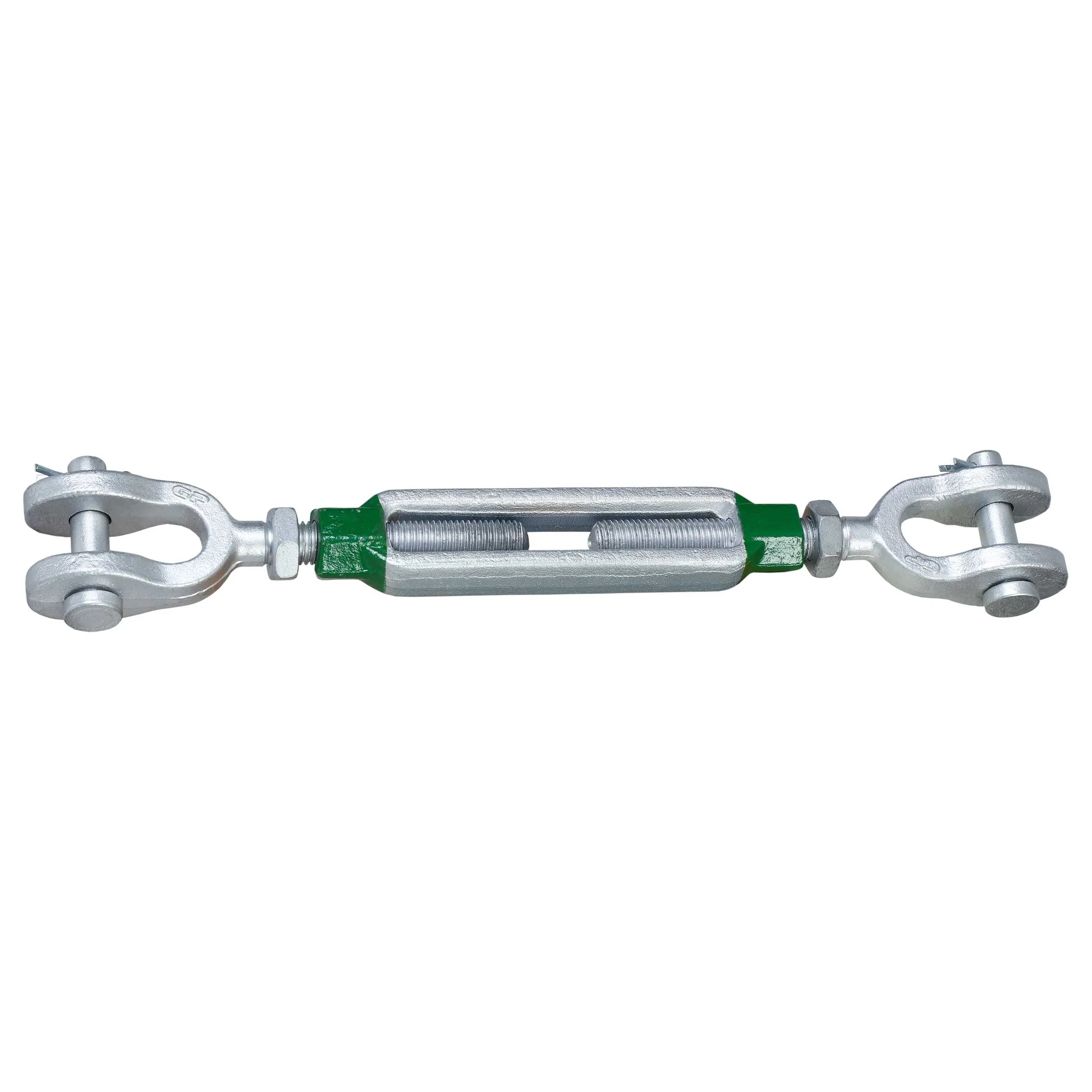 7/8" x 18 Van Beest® Jaw & Jaw Galvanized Turnbuckle - G-6313