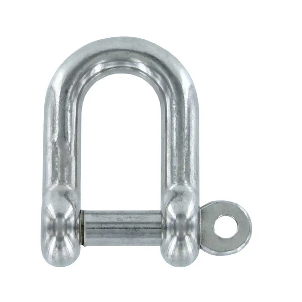 5/16" Captive Pin D Shackle Stainless Steel
