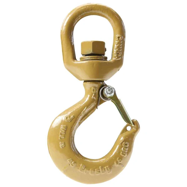 Crosby® L-322AN 1 Ton Alloy Swivel Eye Hook w/Latch - 1048807