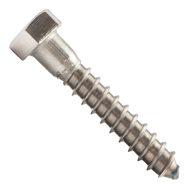 3/8" x 2" Conquest Hex Head Lag Bolt for Wood - 18-8 Stainless Steel