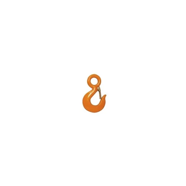 Carbon Eye Hoist Hook w/ Latch - 7-1/2 Ton
