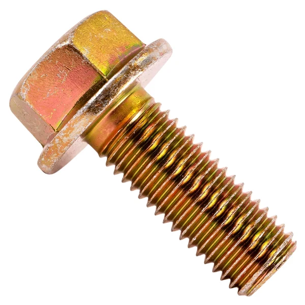 3/4" x 2" Conquest Grade 8 Non-Serrated Flange Bolt - Zinc Yellow