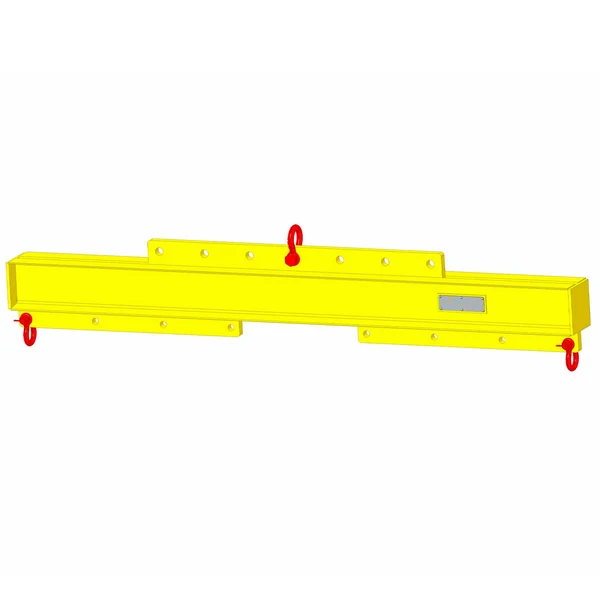 Adjustable Length Economy Lifting Beam - 10,000 Lb. Capacity - 10' Max Spread