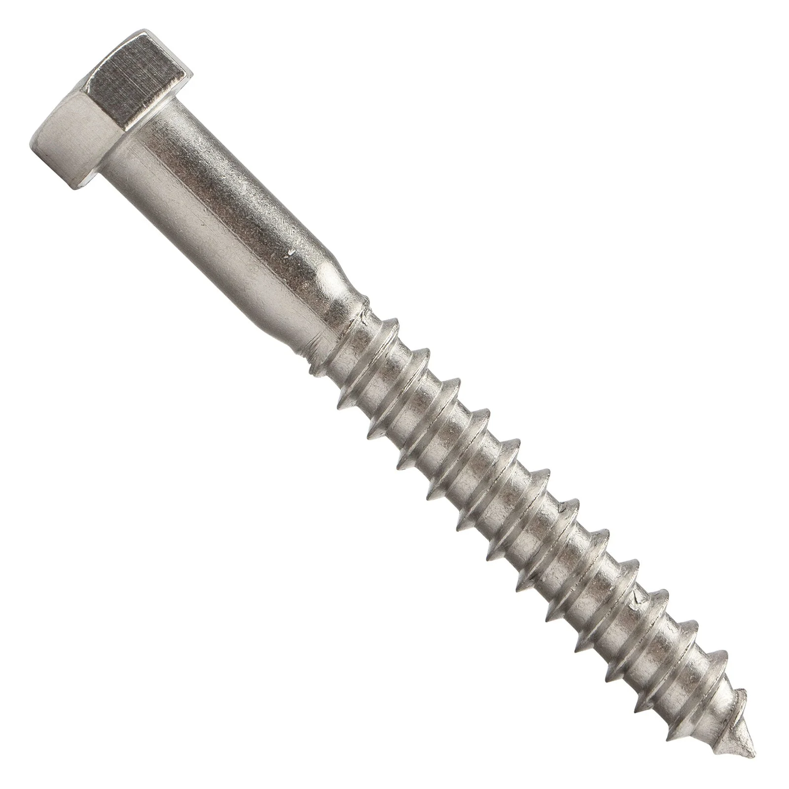 3/8" x 3" Conquest Hex Head Lag Bolt for Wood - 316 Stainless Steel
