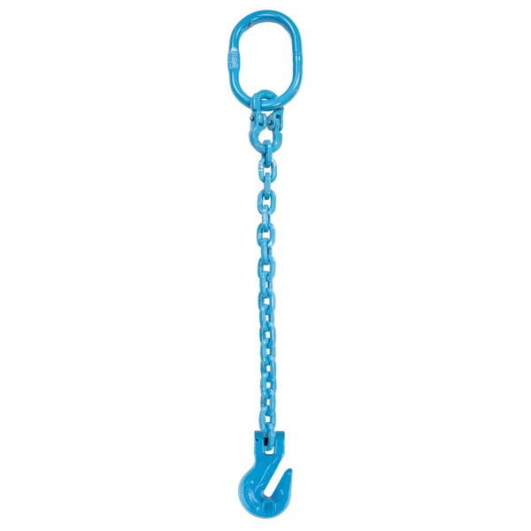 1/2" x 3' Pewag Single Leg Chain Sling w/ Grab Hook - Grade 120
