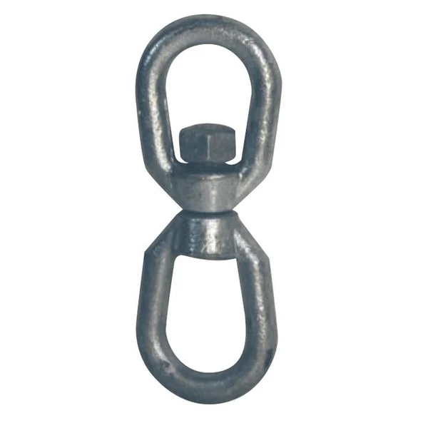 Galvanized Eye & Eye Swivel - Carbon Steel - 5/16"
