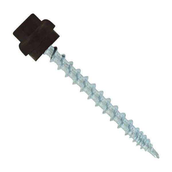 ST Fastening #10 x 2" ZXL Woodbinder Metal Roofing Screw - Koko Brown, Pkg 250