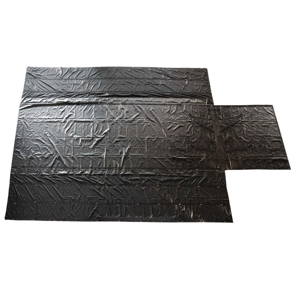 25' x 27' (8' Drop & Flap) Ultra Lightweight Parachute Lumber Tarp | 18 oz/6oz Combo Tarp