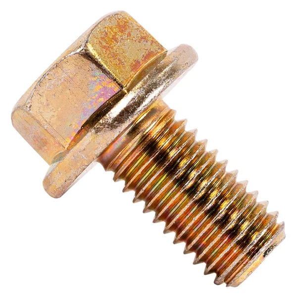 5/8" x 1-1/4" Conquest Grade 8 Non-Serrated Flange Bolt - Zinc Yellow