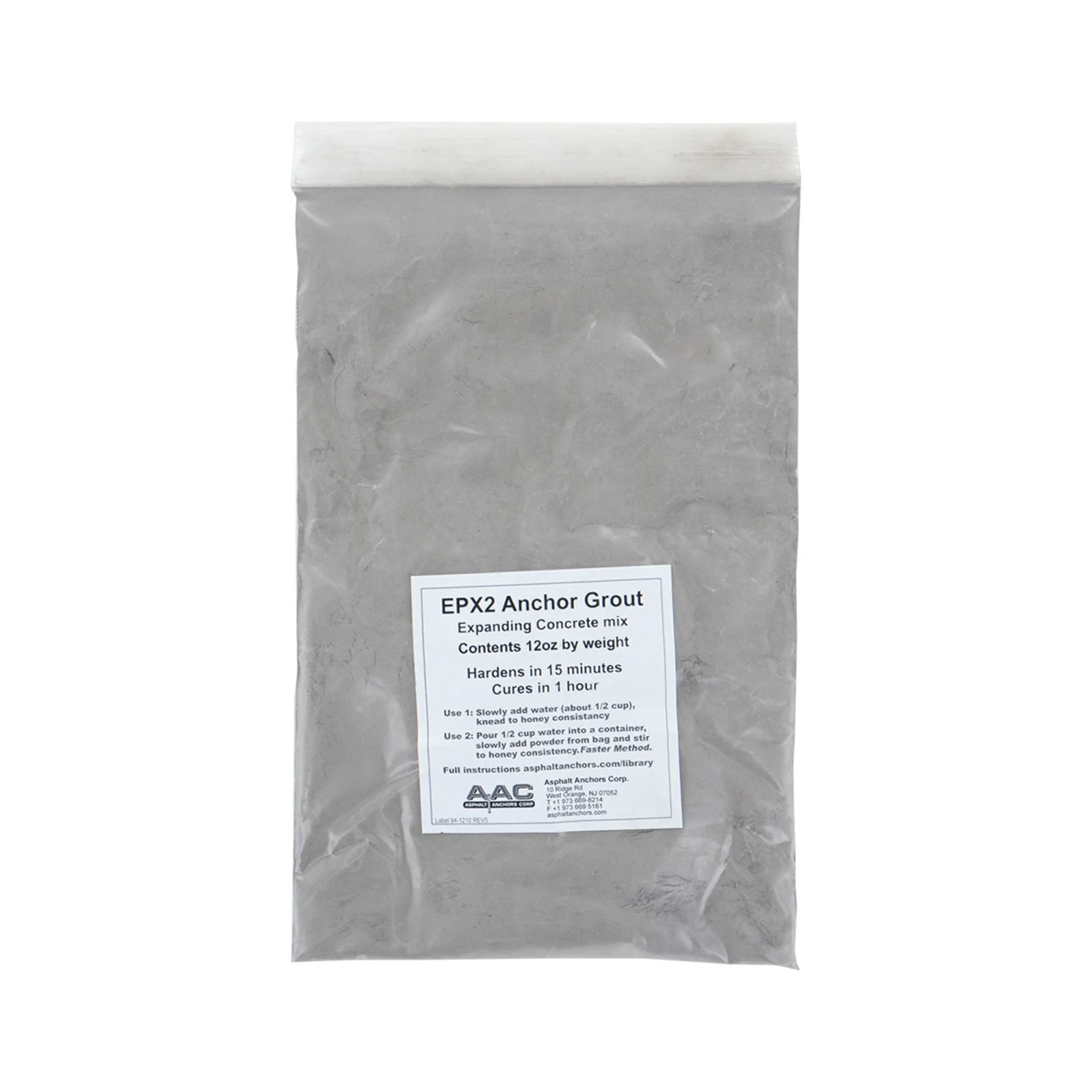 Bolthold EPX2 Anchoring Grout, 12 Oz. Bag, 6 Pkg