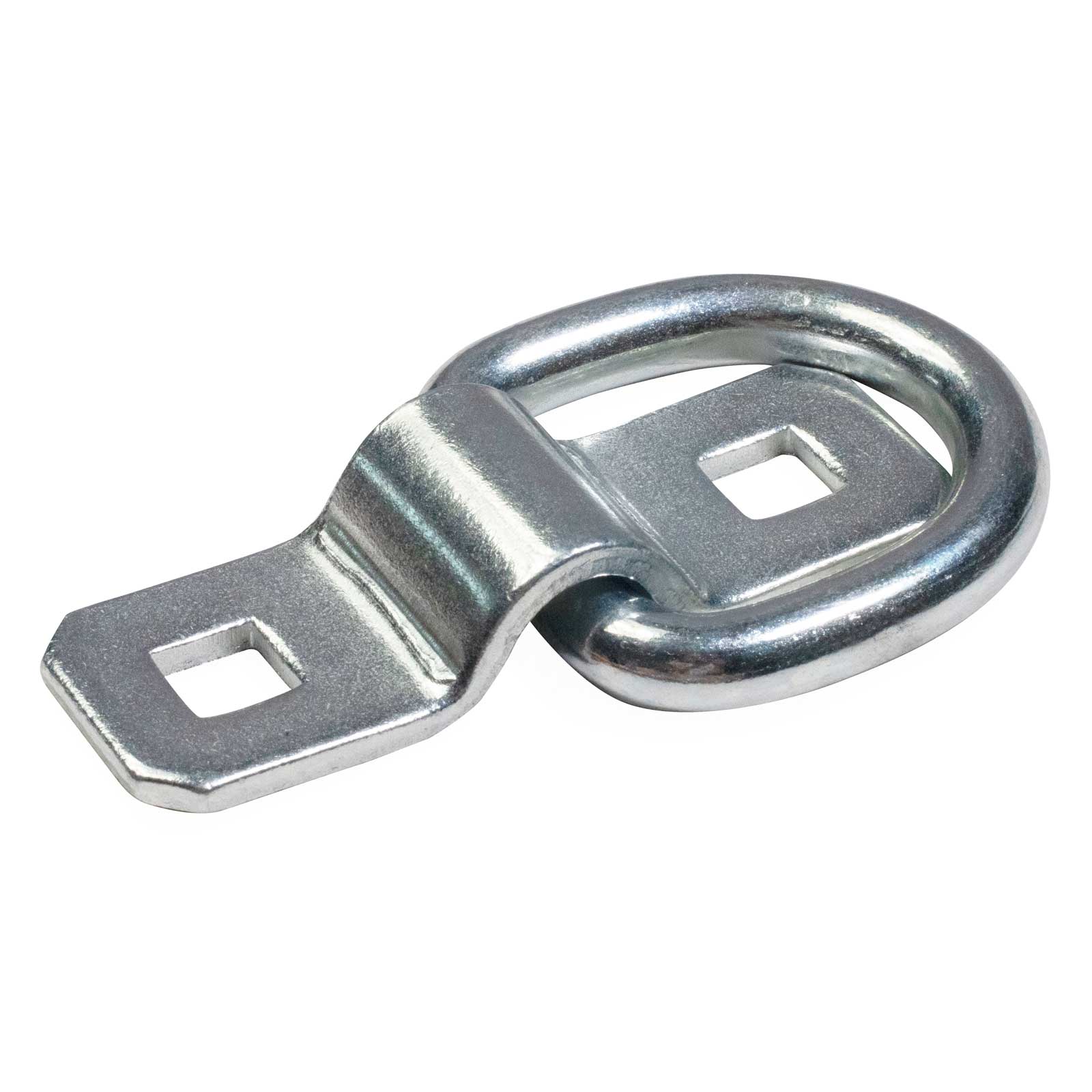1-1/2" Bolt-On D-Ring with Mounting Bracket - Galvanized - 6,000 lbs. BS