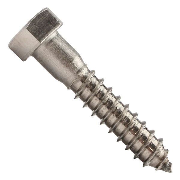 1/2" x 2-1/2" Conquest Hex Head Lag Bolt for Wood - 316 Stainless Steel