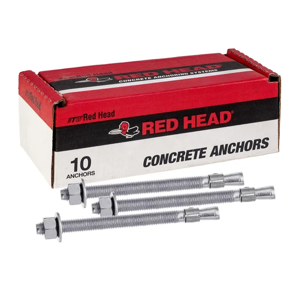 Red Head 3/4" x 6-1/4" Trubolt Wedge Anchor - 304 Stainless Steel | Qty. 10