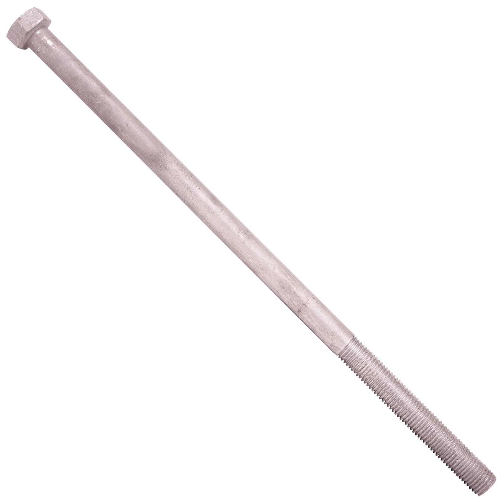 7/8" x 20" Conquest A307 Grade A Hex Bolt w/6" Thread - Hot Dip Galvanized