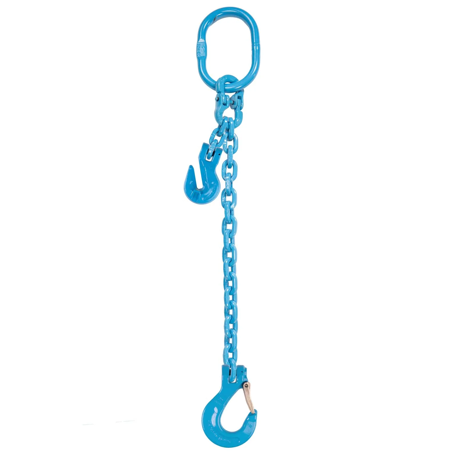 1/2" x 5' Pewag Adjustable Single Leg Chain Sling w/ Sling Hook - Grade 120