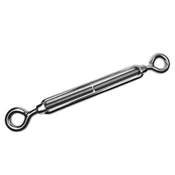 7/8" x 12-3/4" Eye & Eye Stainless Steel Turnbuckle